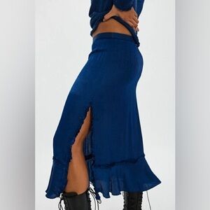 Free People 	Love Story Half Slip Midi Skirt